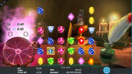 Mysterious Gems video slot by Genesis Gaming at HappyLuke casino online
